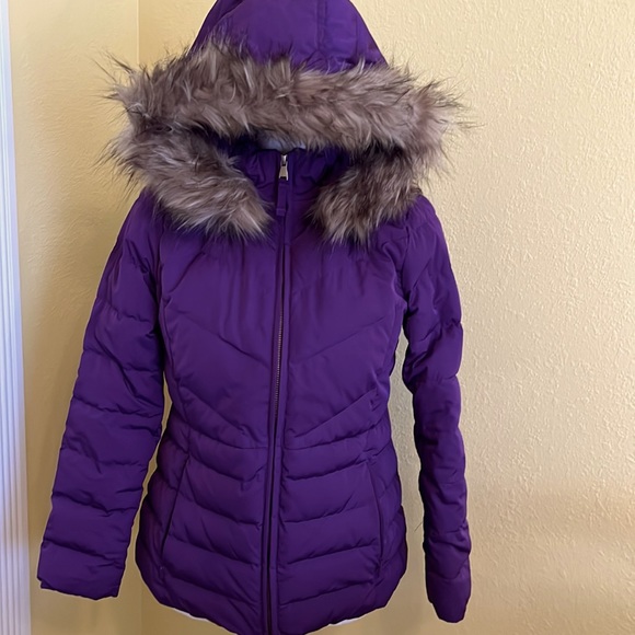 Purple Talbots Down Coat Talbots Small Petite Purple Puffy Winter Coat
